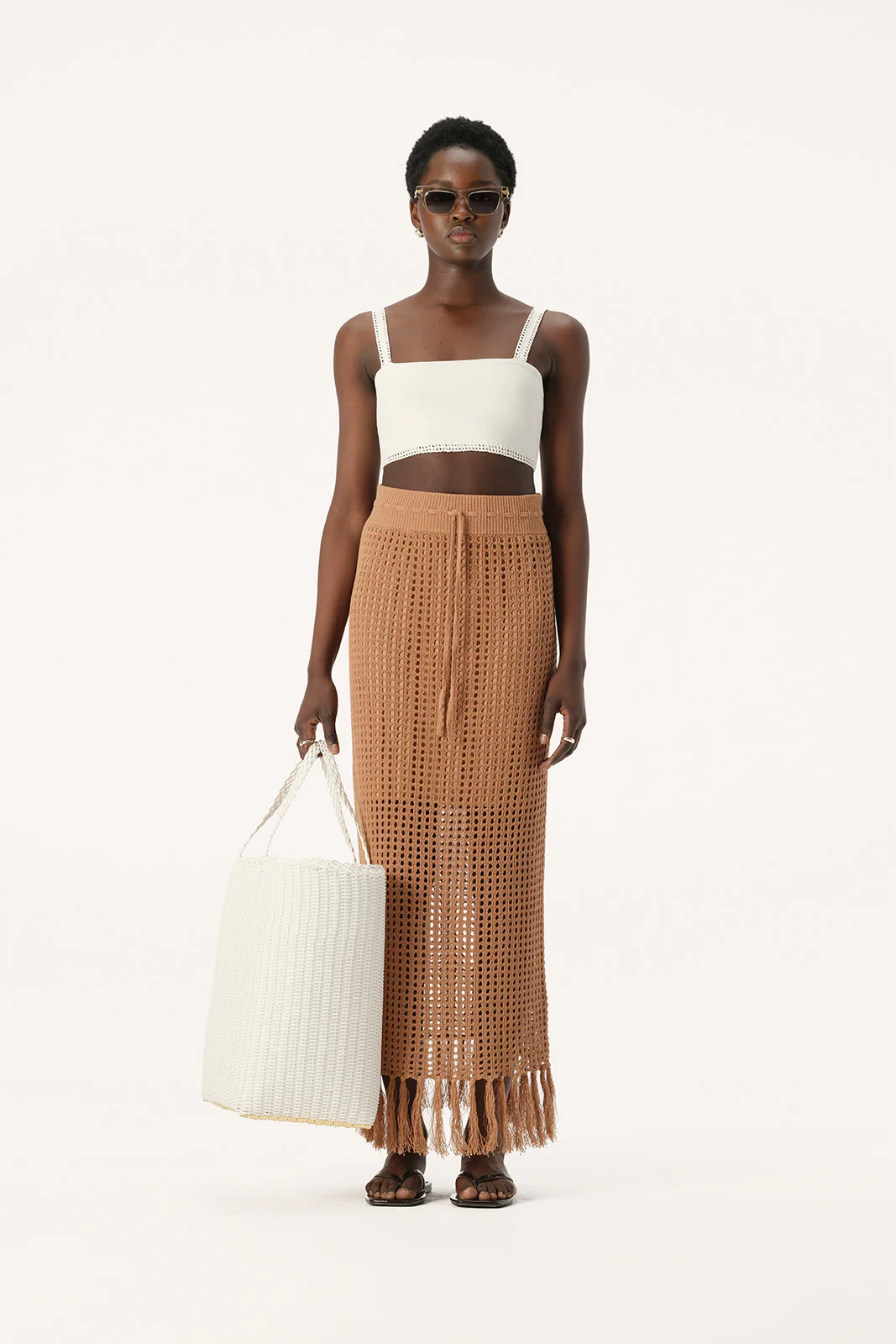 Martinez Knit Skirt Camel - Image 3