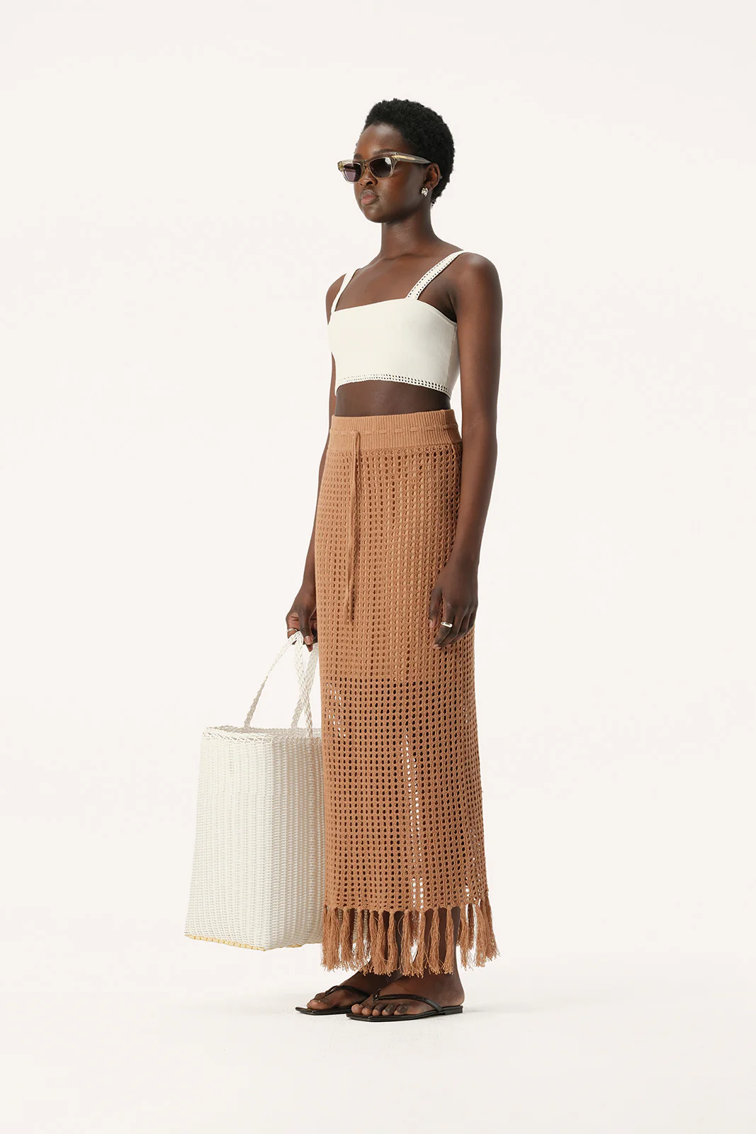 Martinez Knit Skirt Camel - Image 4