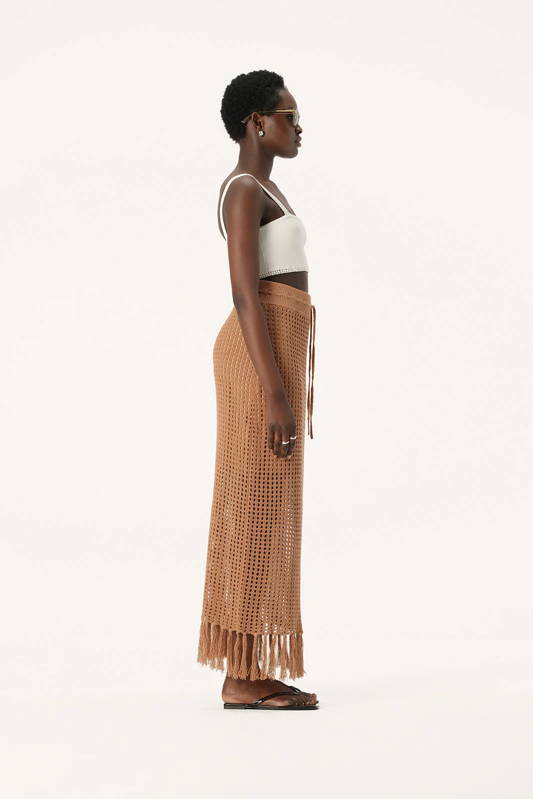Martinez Knit Skirt Camel - Image 6