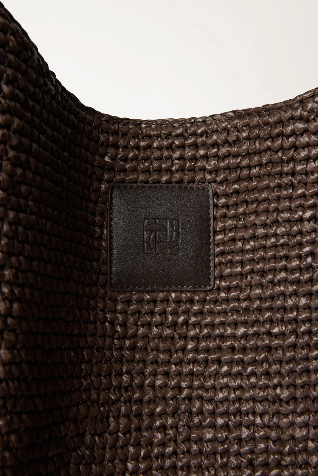 Maya Oversized Beach Bag Chocolate - Image 3
