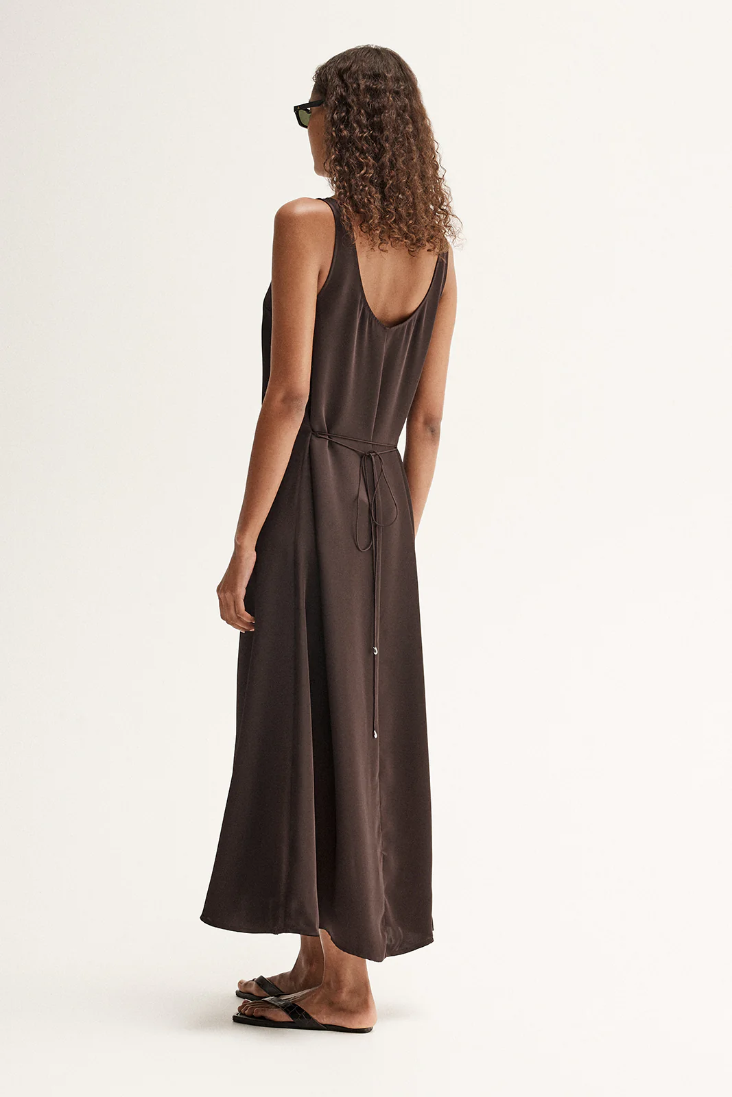 Mina Maxi Dress Chocolate - Image 5