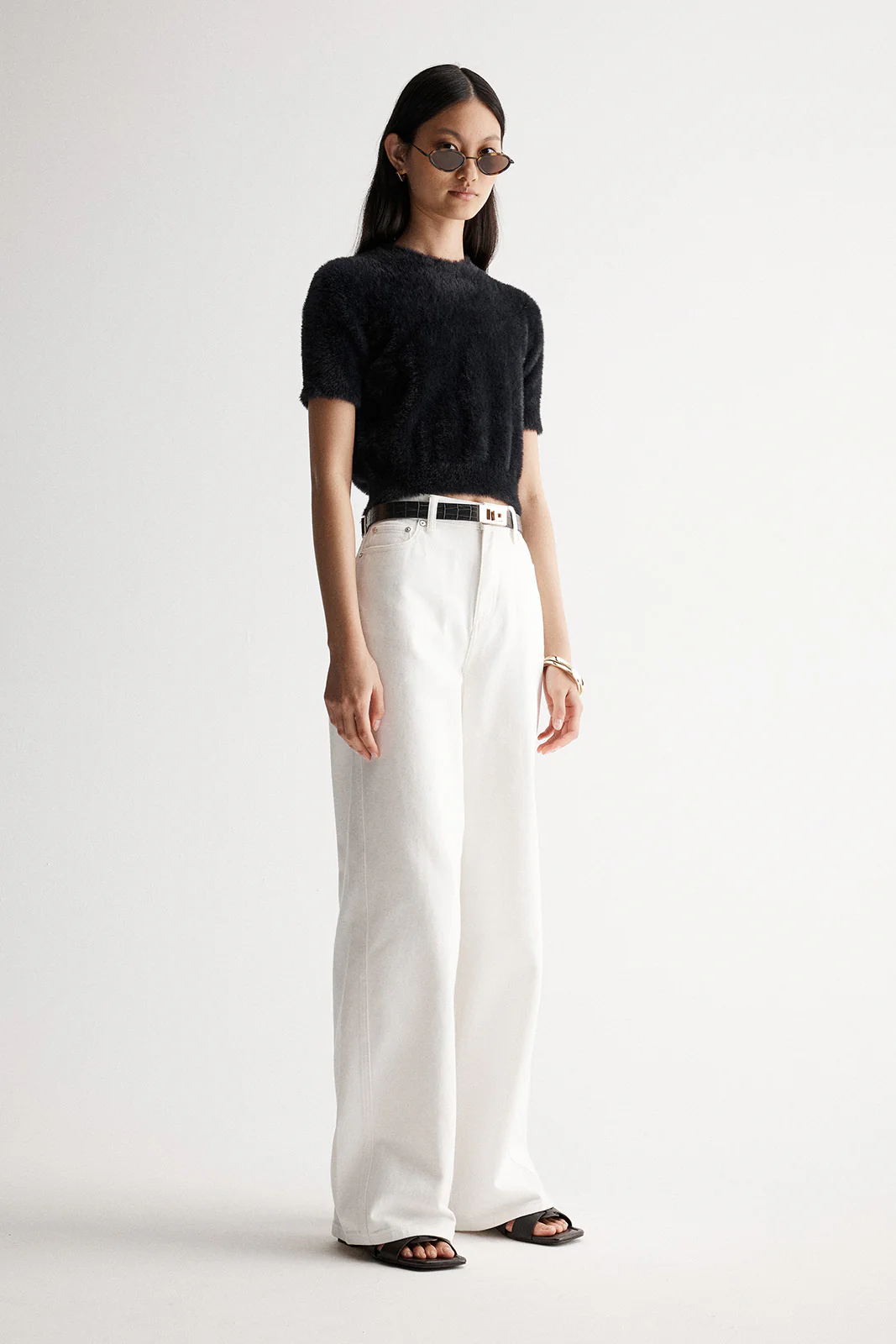 Mochi Knit Tee Black - Image 4