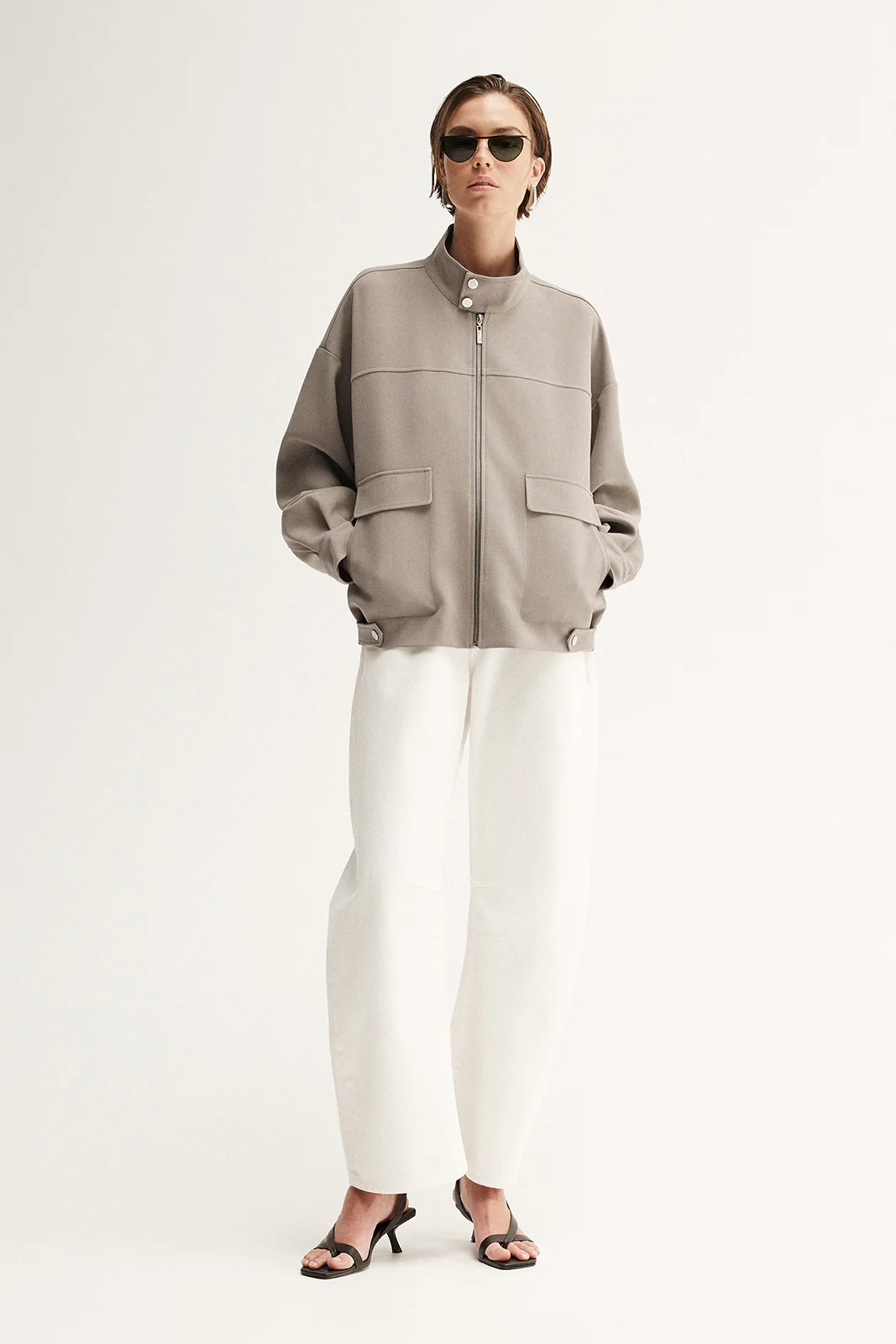 Noah Jacket Taupe - Image 3