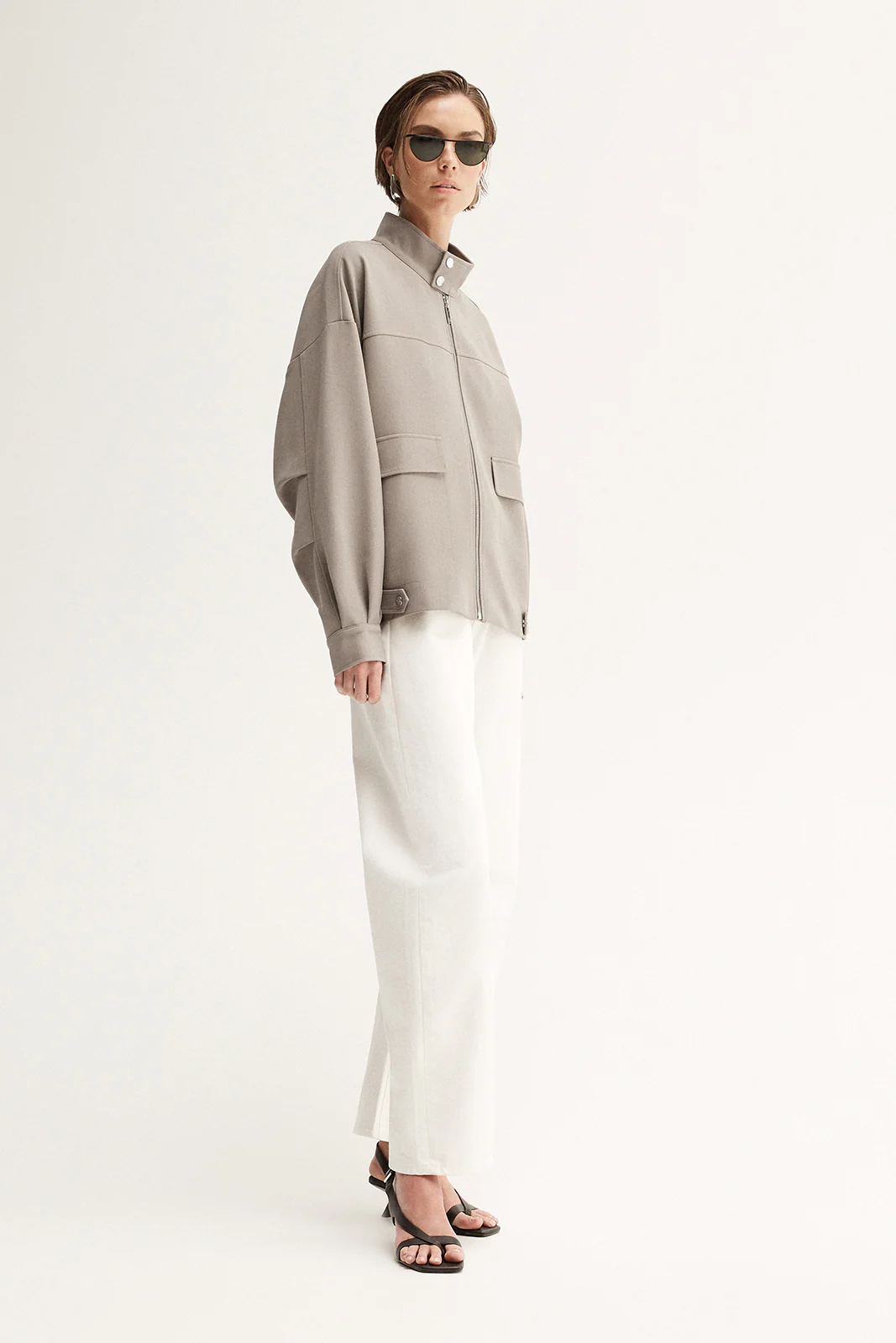 Noah Jacket Taupe - Image 4