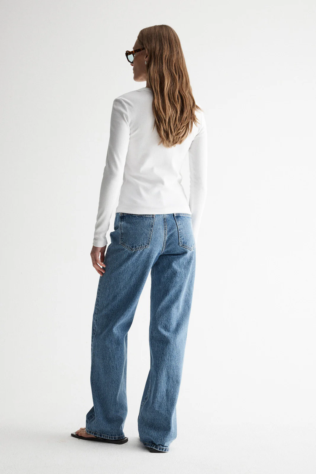 Nola Long Sleeve Top White - Image 4