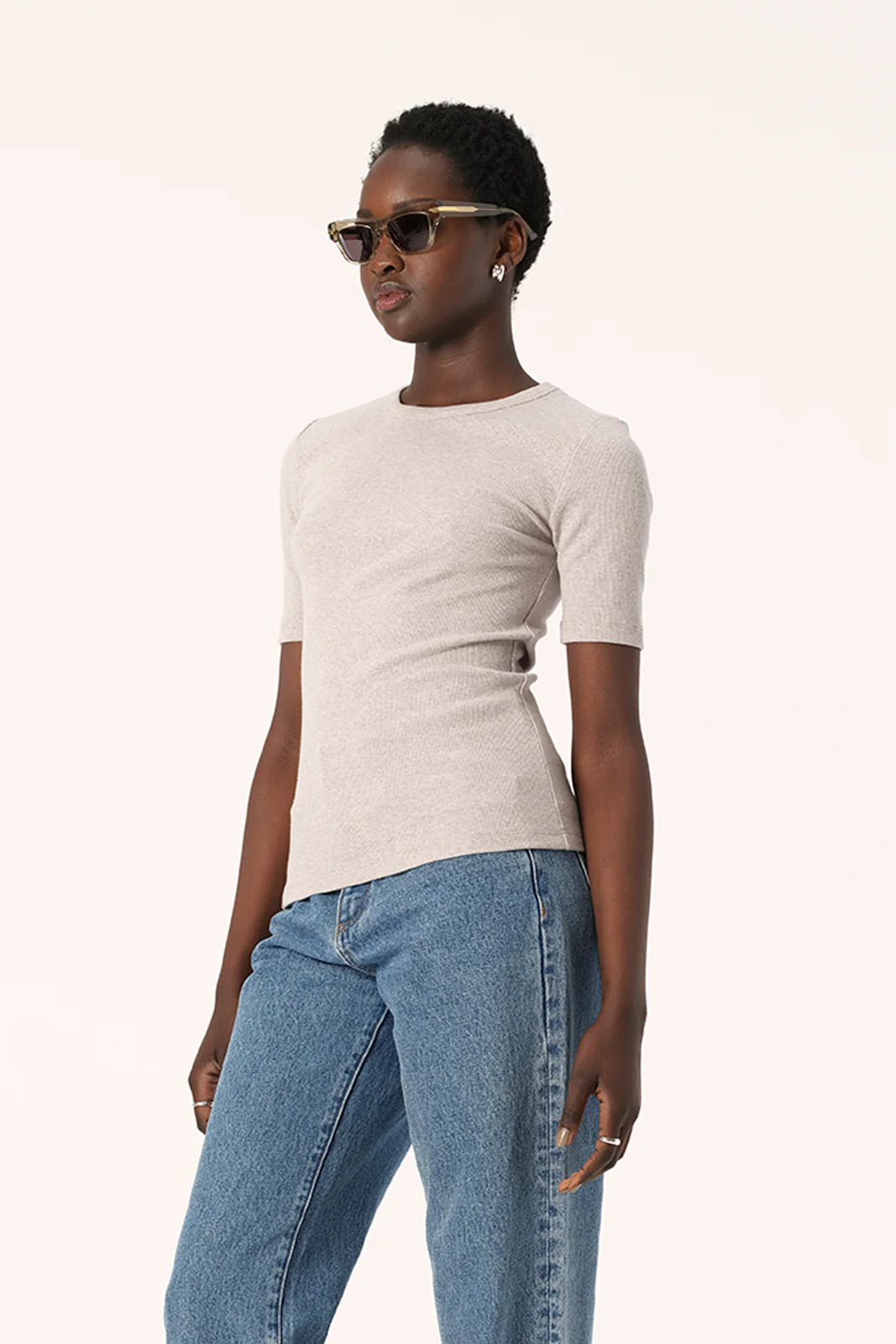 Nola Short Sleeve Top Marble - Image 3