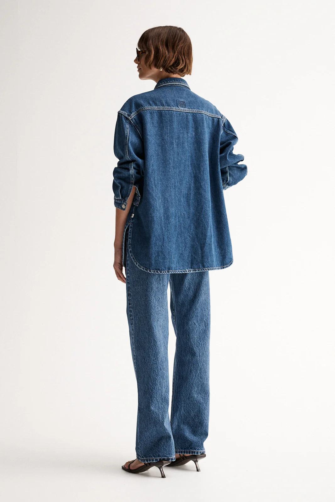 Odin Denim Shirt Dark Indigo - Image 5