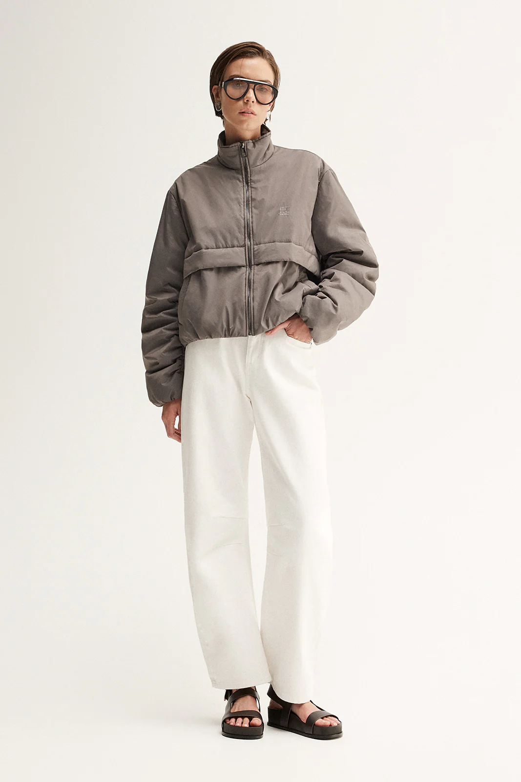 Oliver Jacket Taupe - Image 3