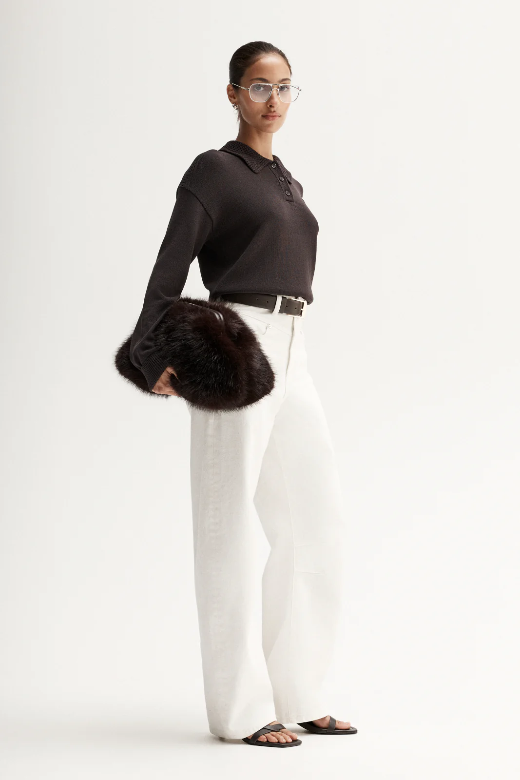 Osborne Knit Top Chocolate - Image 3