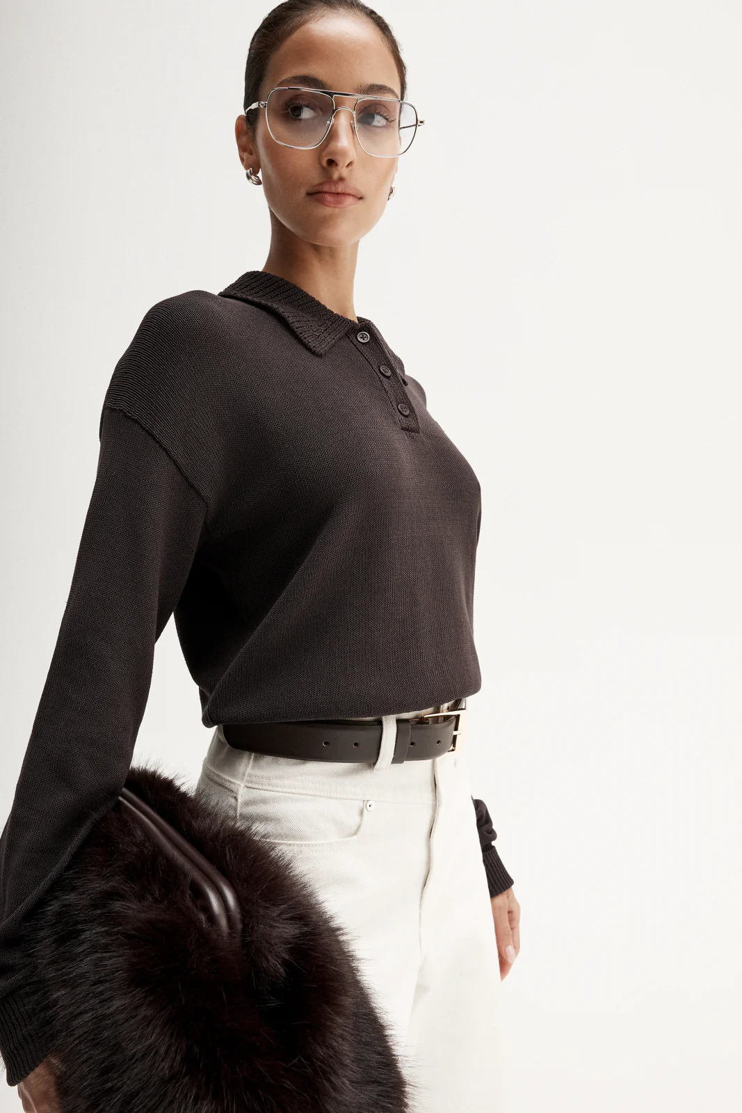 Osborne Knit Top Chocolate - Image 4