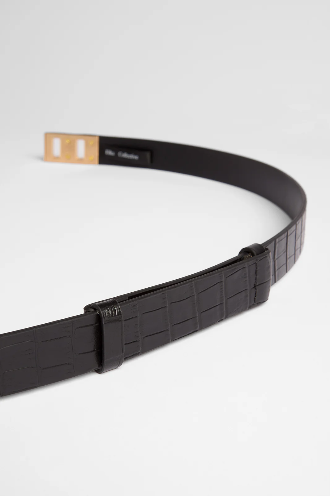 Paige Belt Black Croc - Image 3