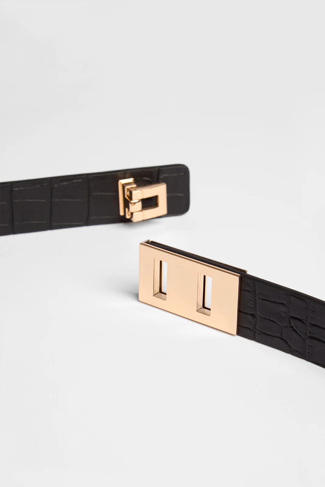 Paige Belt Black Croc - Image 4