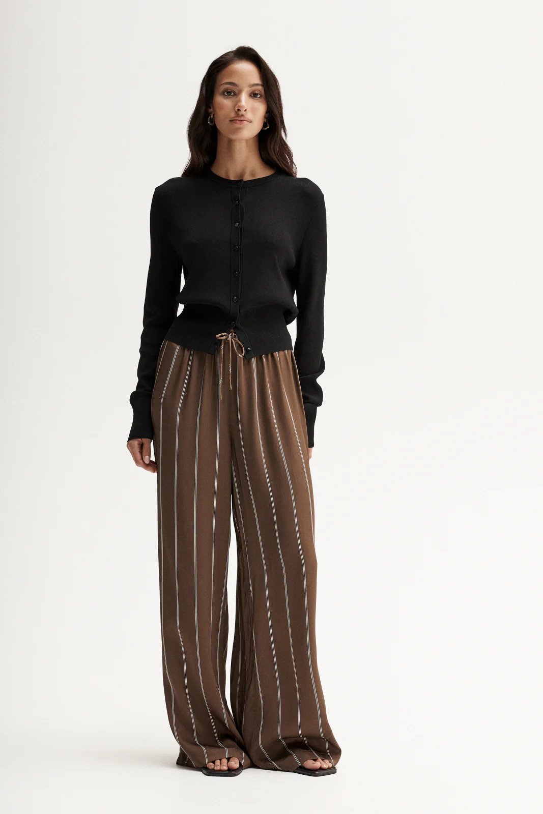 Petra Stripe Pant Tan Stripe - Image 2