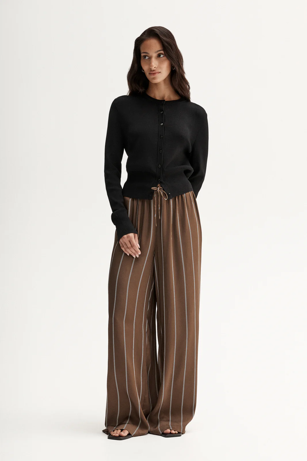 Petra Stripe Pant Tan Stripe - Image 4