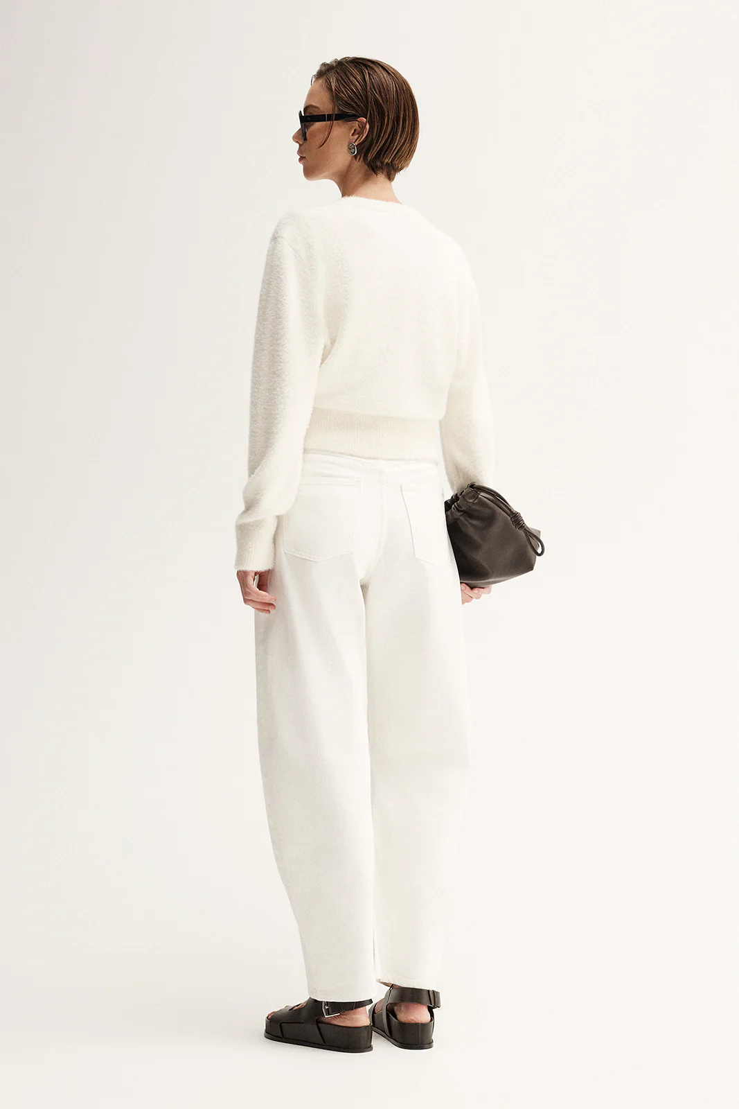 Posie Knit Cardigan White - Image 6