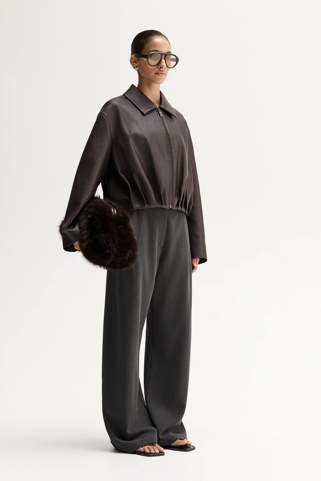 Rae Jacket Aubergine - Image 3