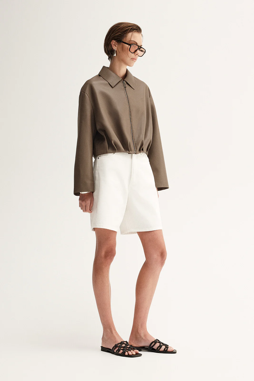 Rae Jacket Taupe - Image 5