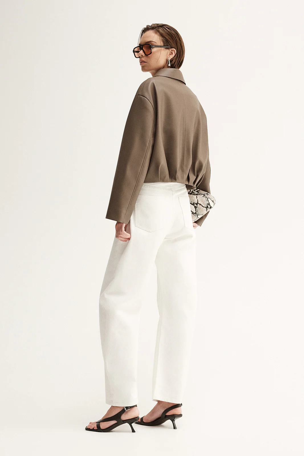 Rae Jacket Taupe - Image 6