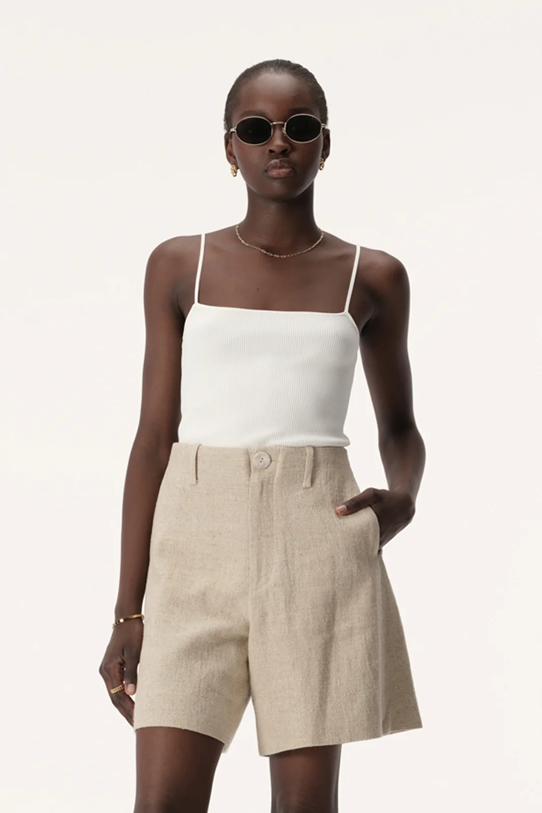 Rae Knit Top White - Image 3