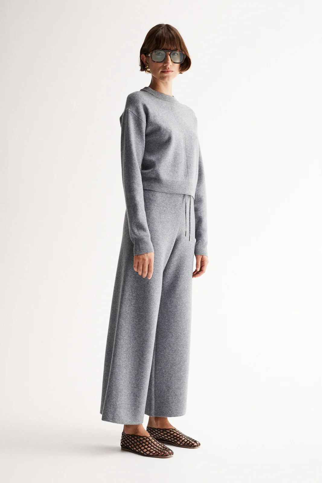 Rhyder Knit Pant Charcoal Marle - Image 3