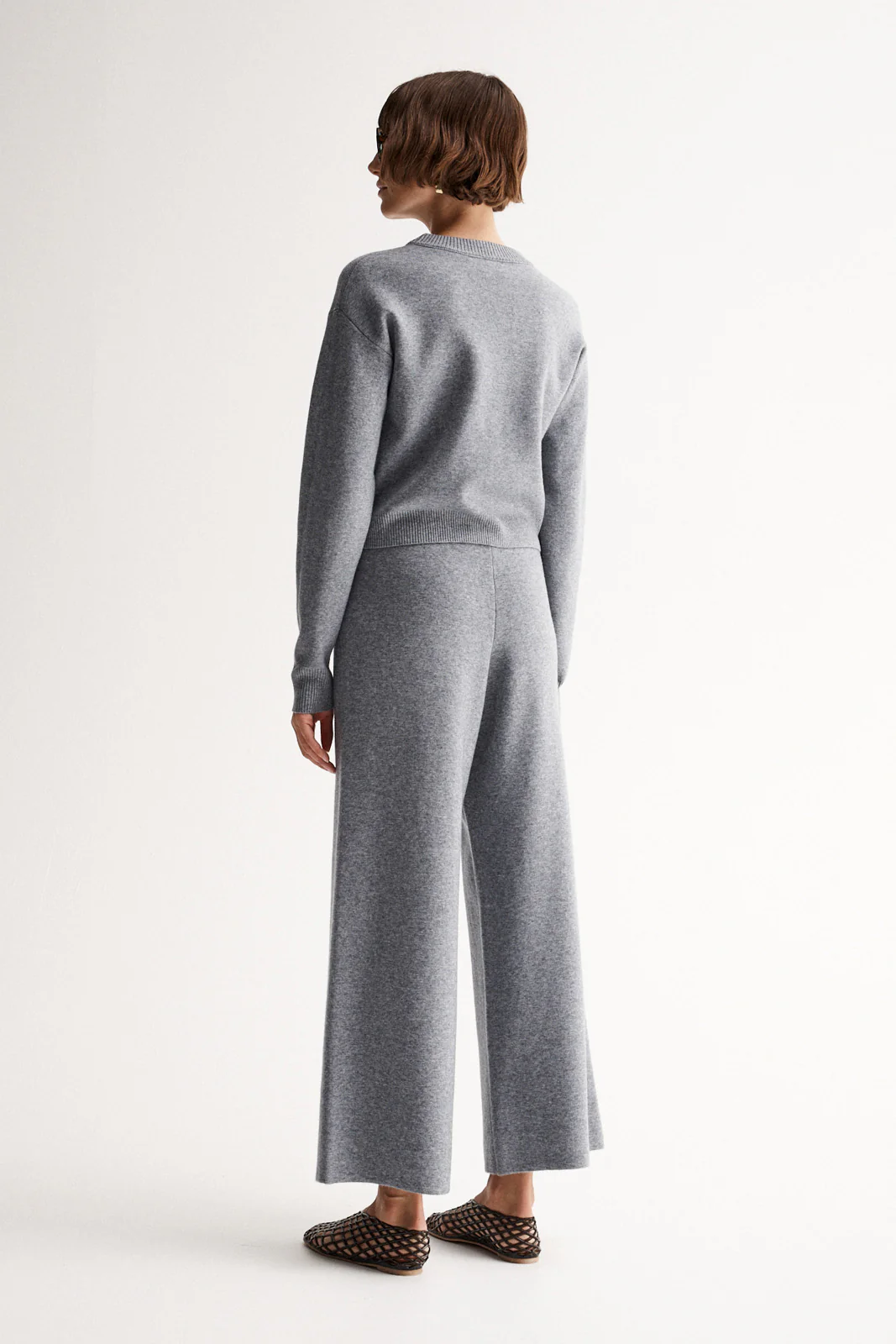 Rhyder Knit Pant Charcoal Marle - Image 4