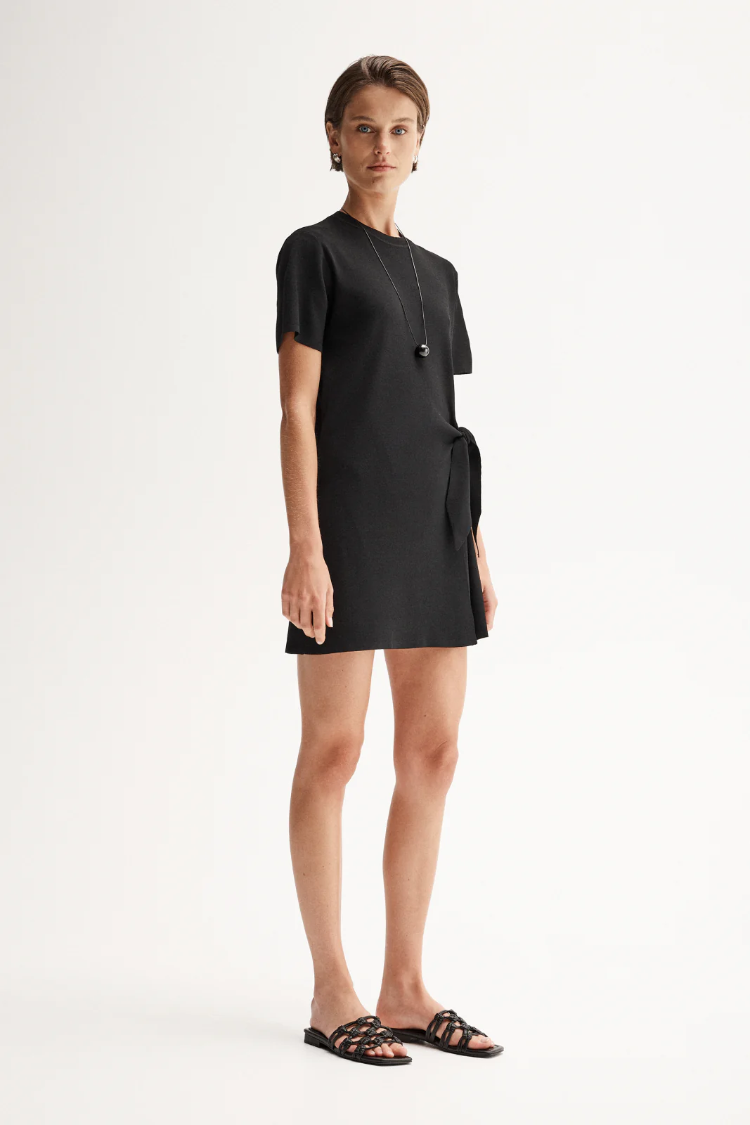 Romeo Mini Dress Black - Image 3