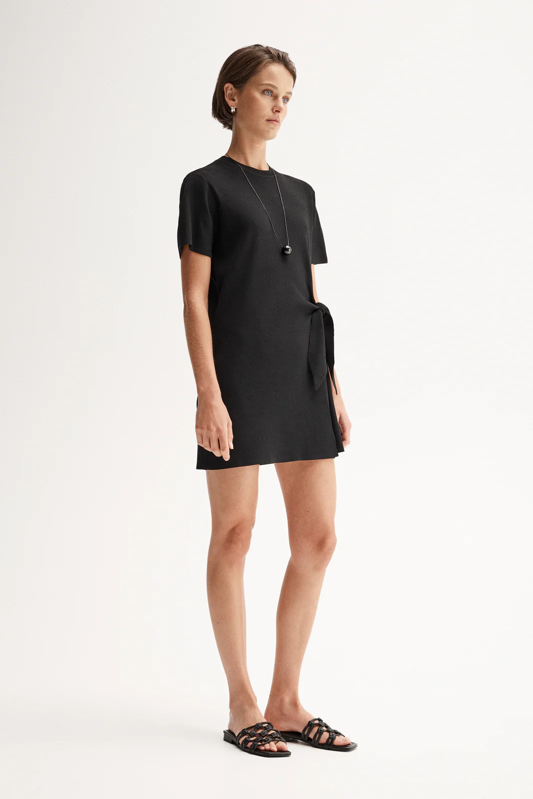 Romeo Mini Dress Black - Image 4