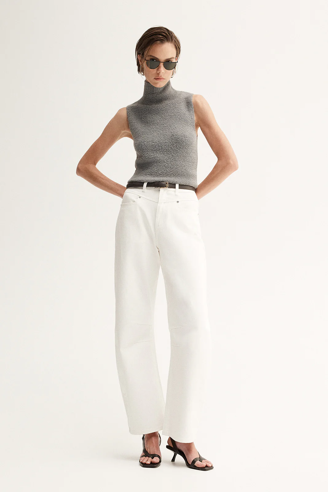 Ronnie Knit Top Grey - Image 3