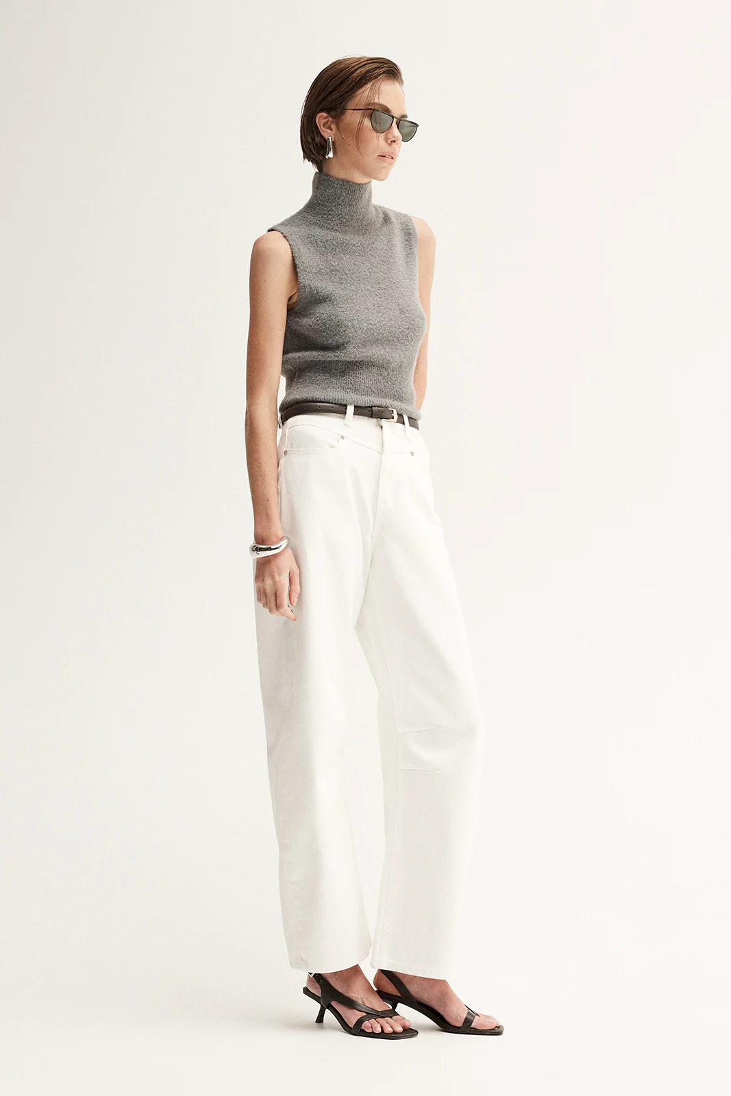 Ronnie Knit Top Grey - Image 4