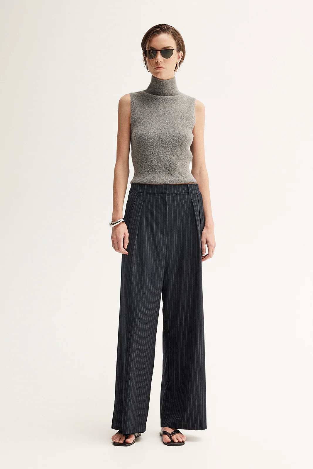 Ronnie Knit Top Grey - Image 7