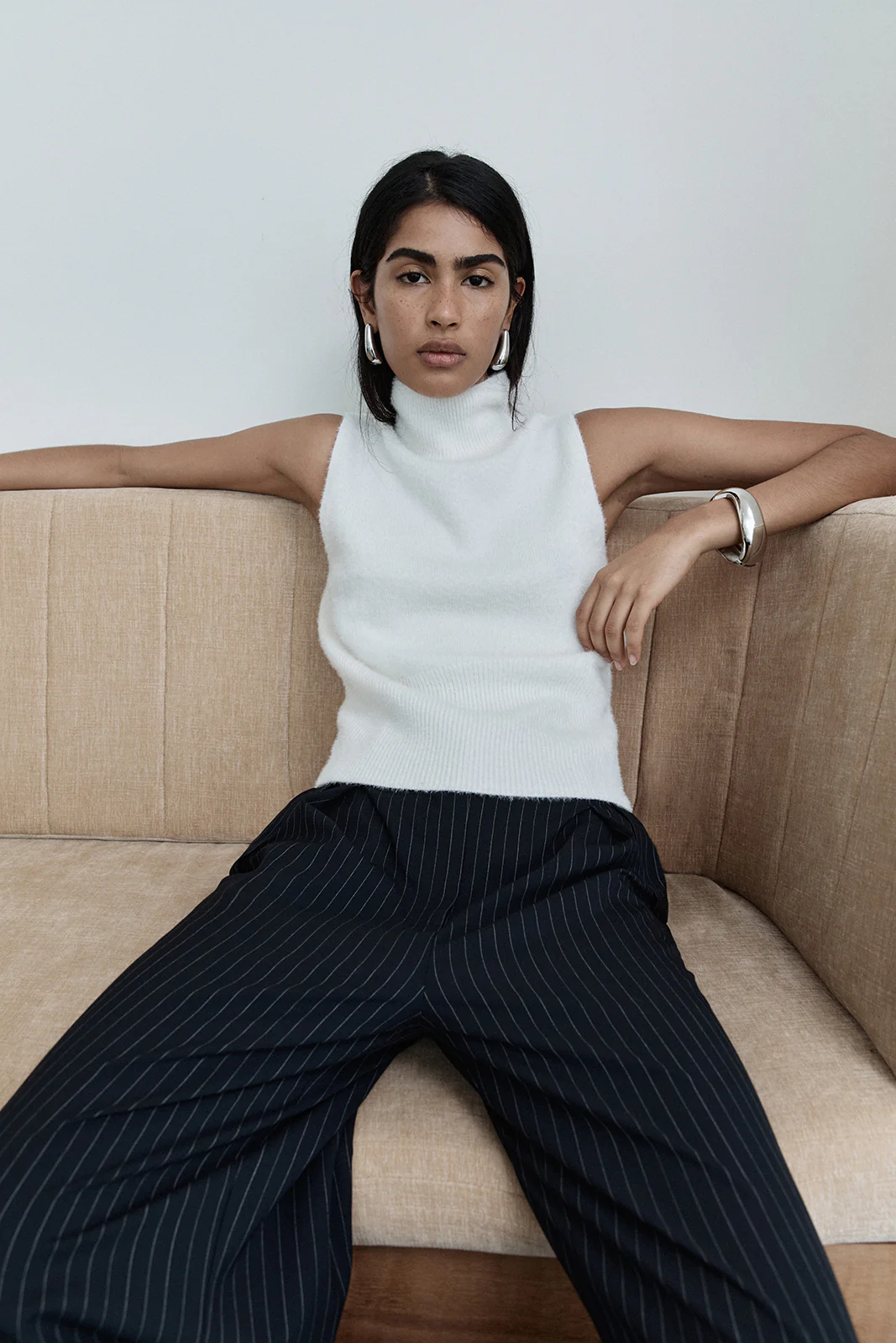 Ronnie Knit Top White - Image 5