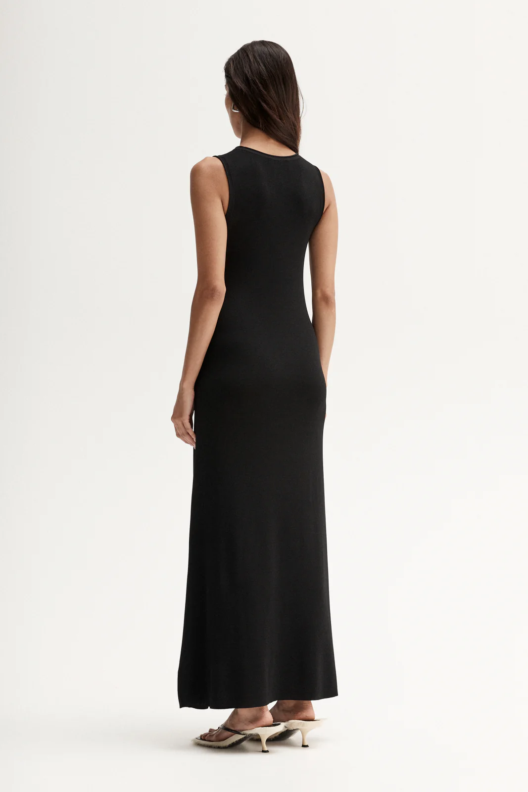 Roya Knit Dress Black - Image 6