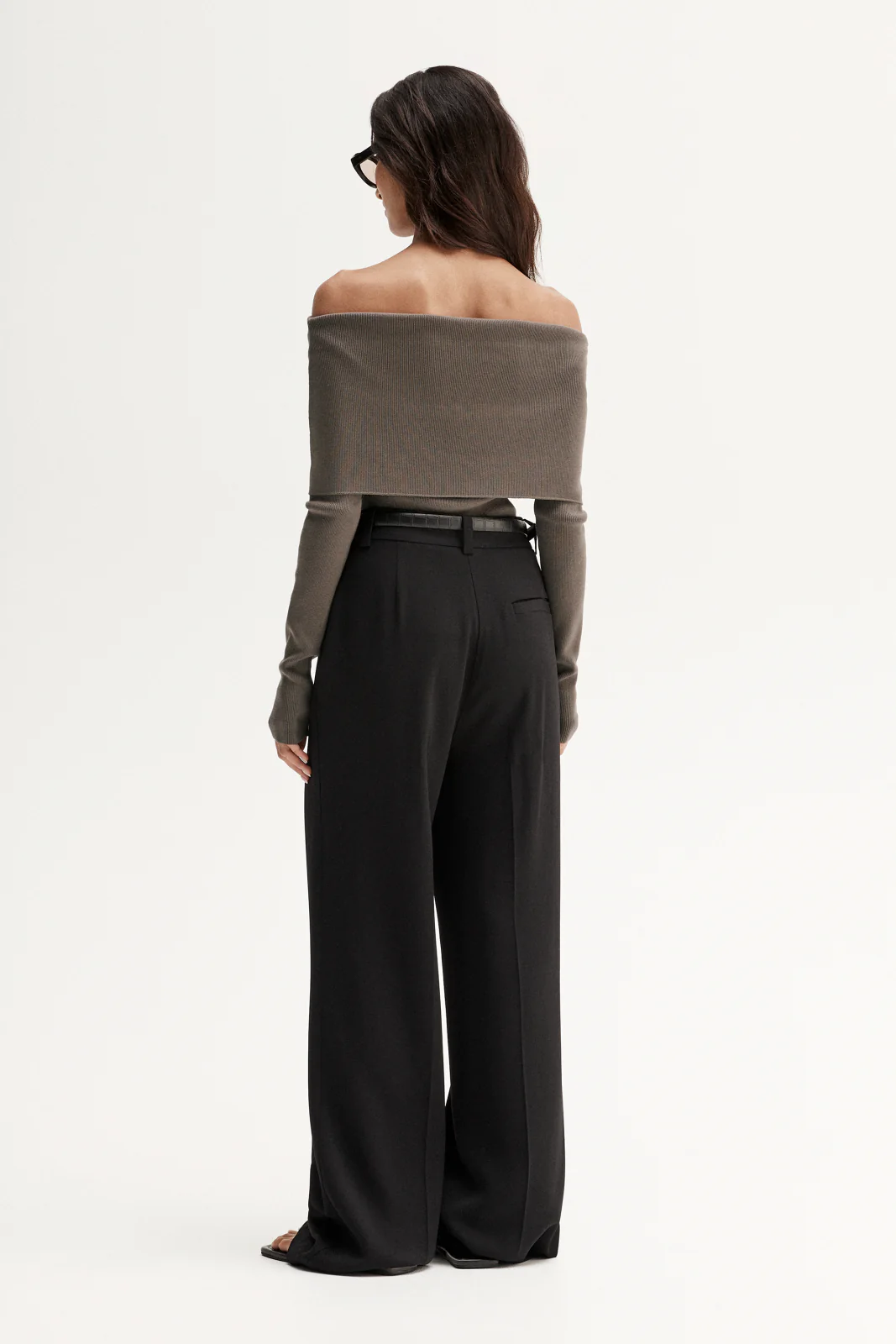 Sadie Knit Top Taupe - Image 5