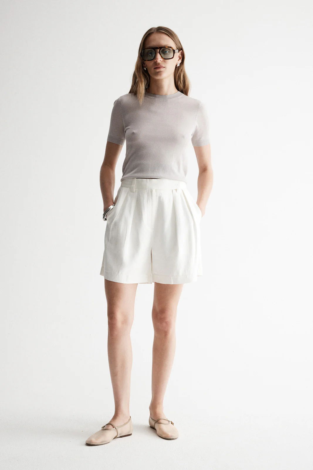 Sandy Knit Tee Stone - Image 3
