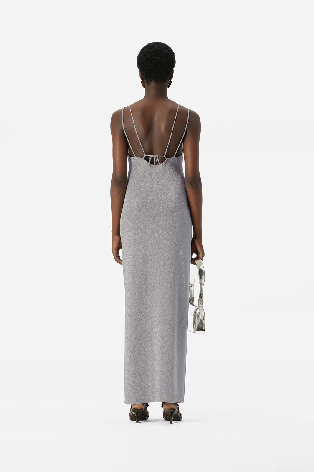 Selene Knit Dress Chrome - Image 5