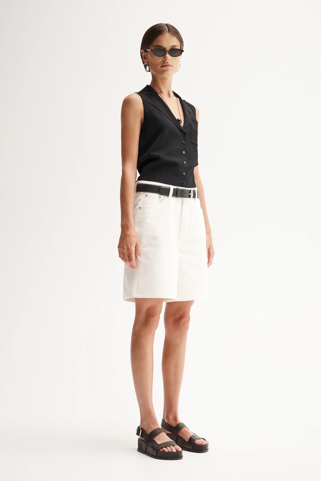 Sinclair Knit Vest Black - Image 3