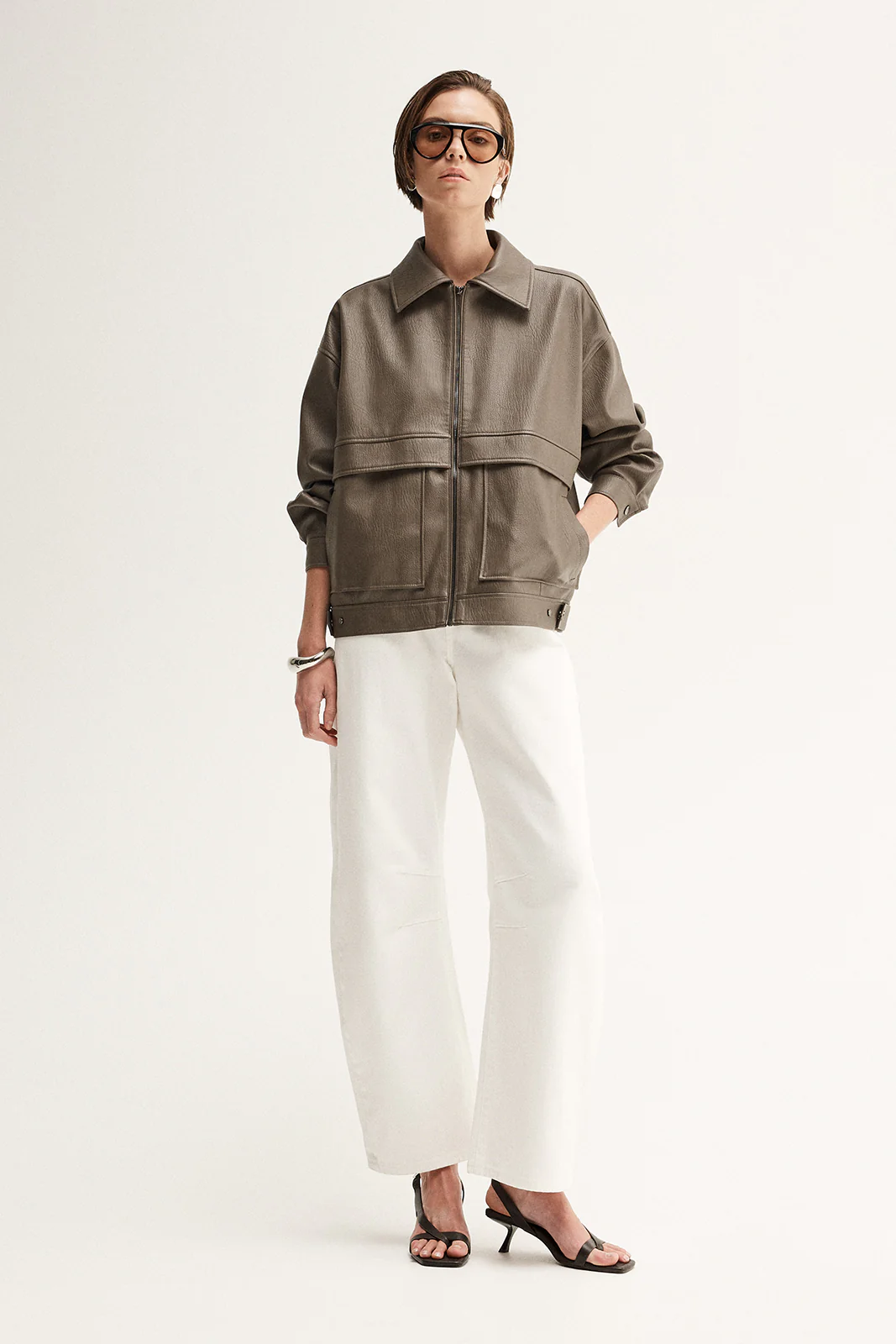 Suki Jacket Taupe - Image 4