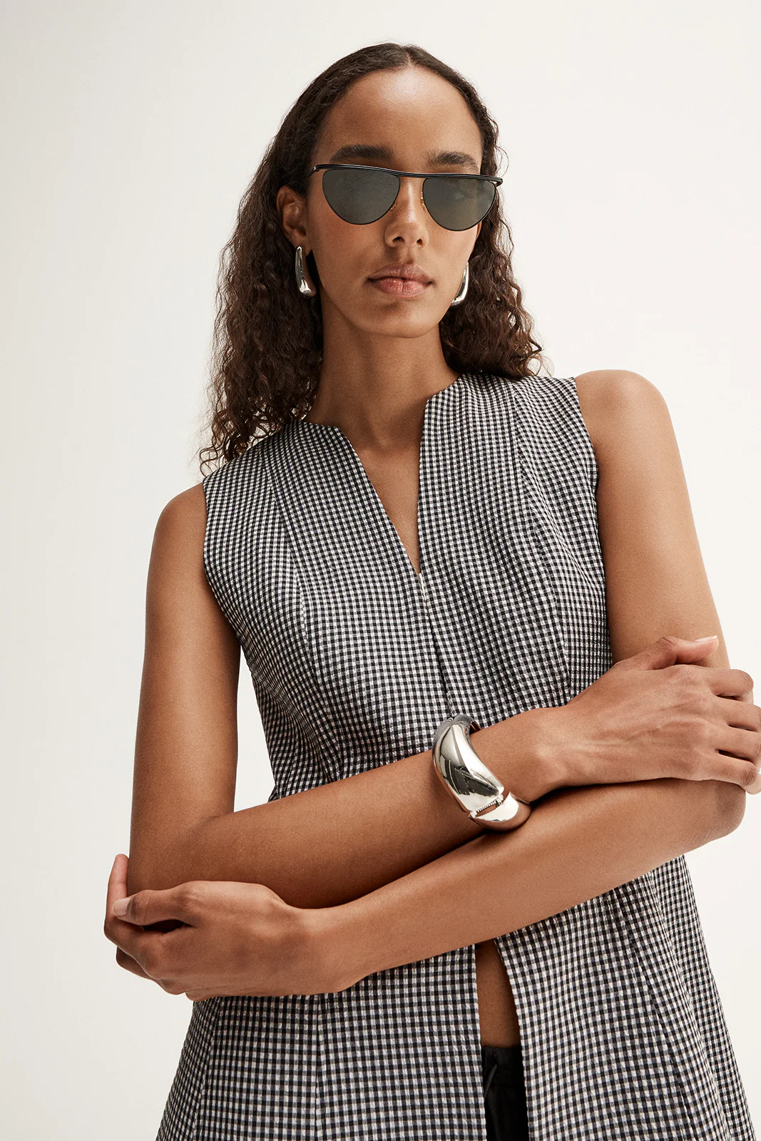 Tessa Vest Gingham - Image 3