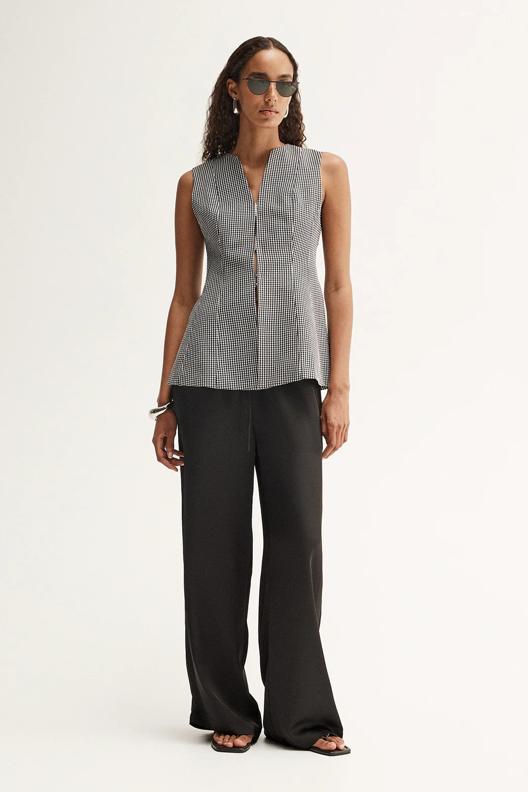 Tessa Vest Gingham - Image 4
