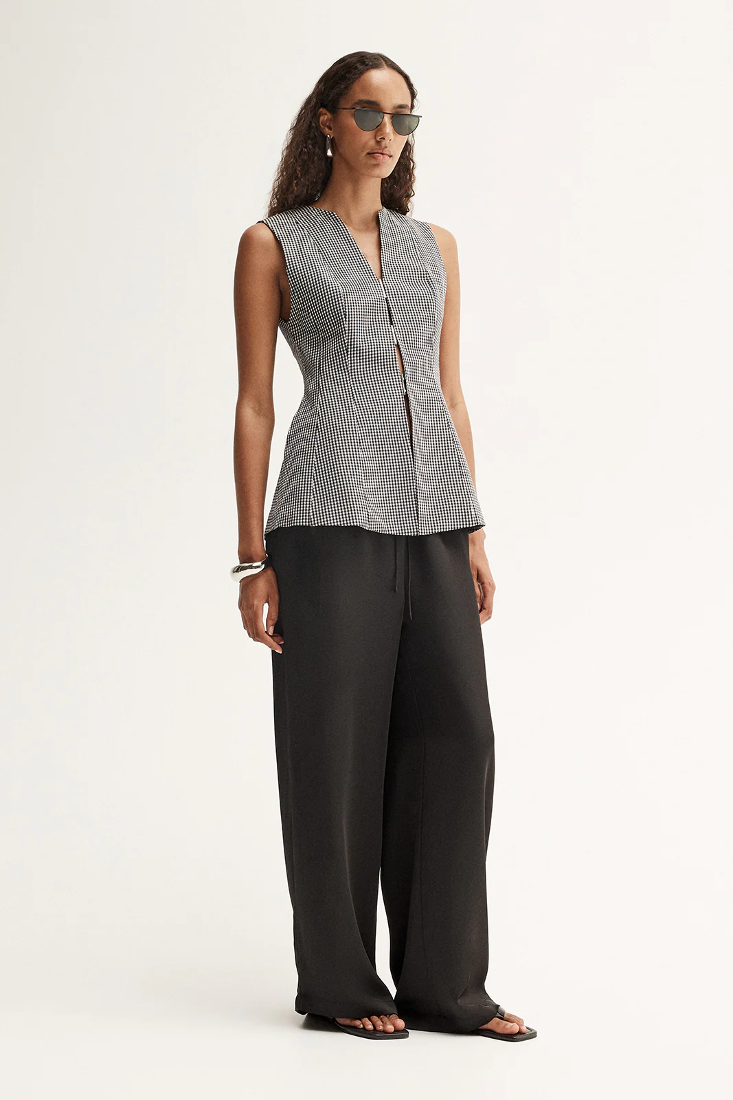 Tessa Vest Gingham - Image 5