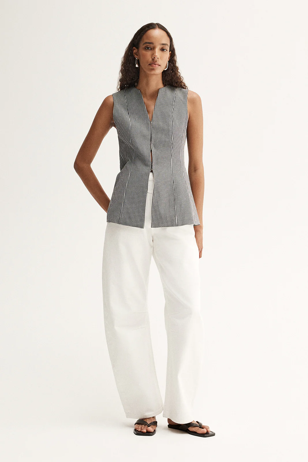 Tessa Vest Gingham - Image 6