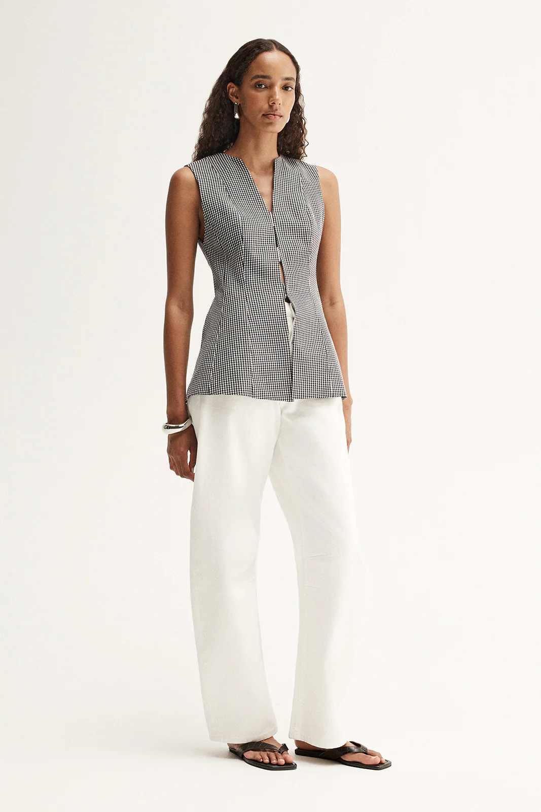Tessa Vest Gingham - Image 7