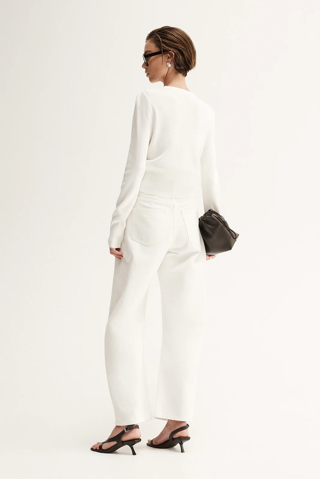 Victoria Knit Cardigan White - Image 6