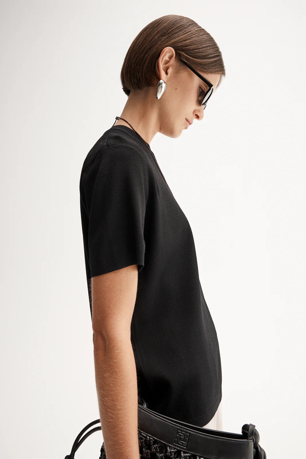 Wilbour Knit Tee Black - Image 5