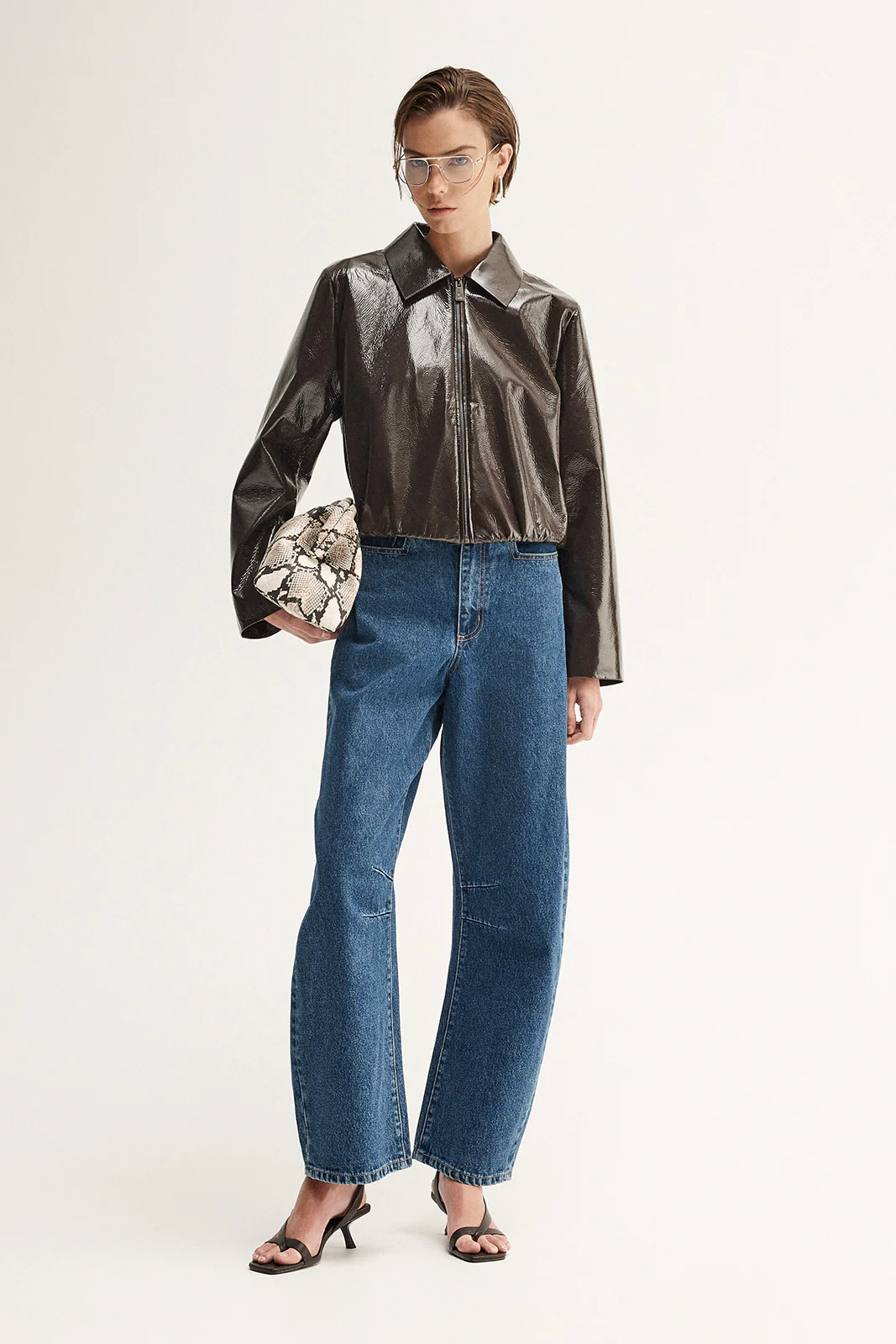 Winston Crop Jacket Shiraz - Image 3