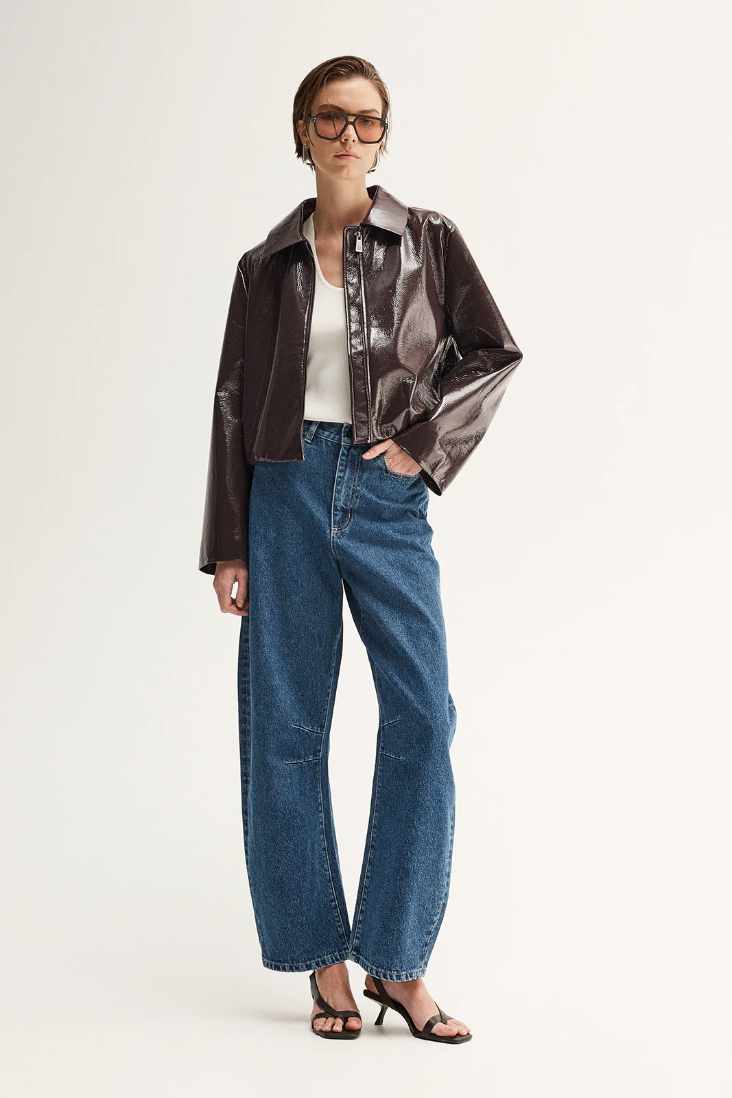 Winston Crop Jacket Shiraz - Image 6