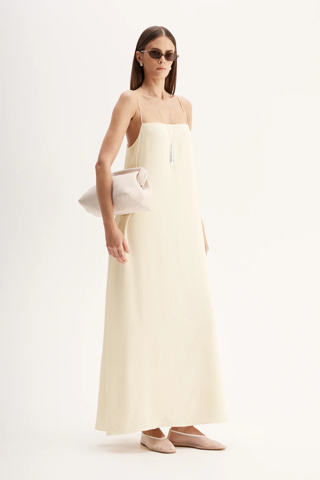 Wren Maxi Dress Butter Yellow - Image 3
