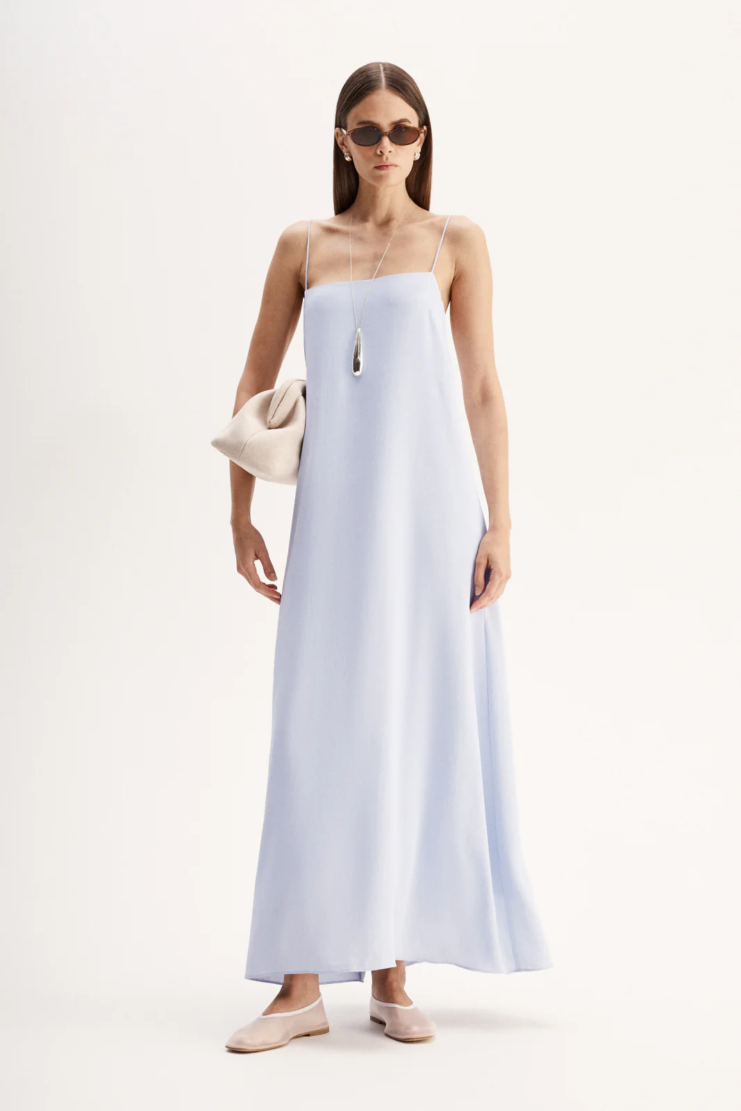 Wren Maxi Dress Soft Blue - Image 4