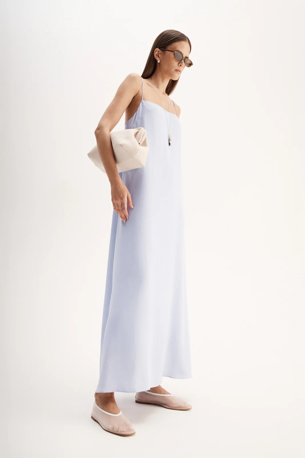 Wren Maxi Dress Soft Blue - Image 5