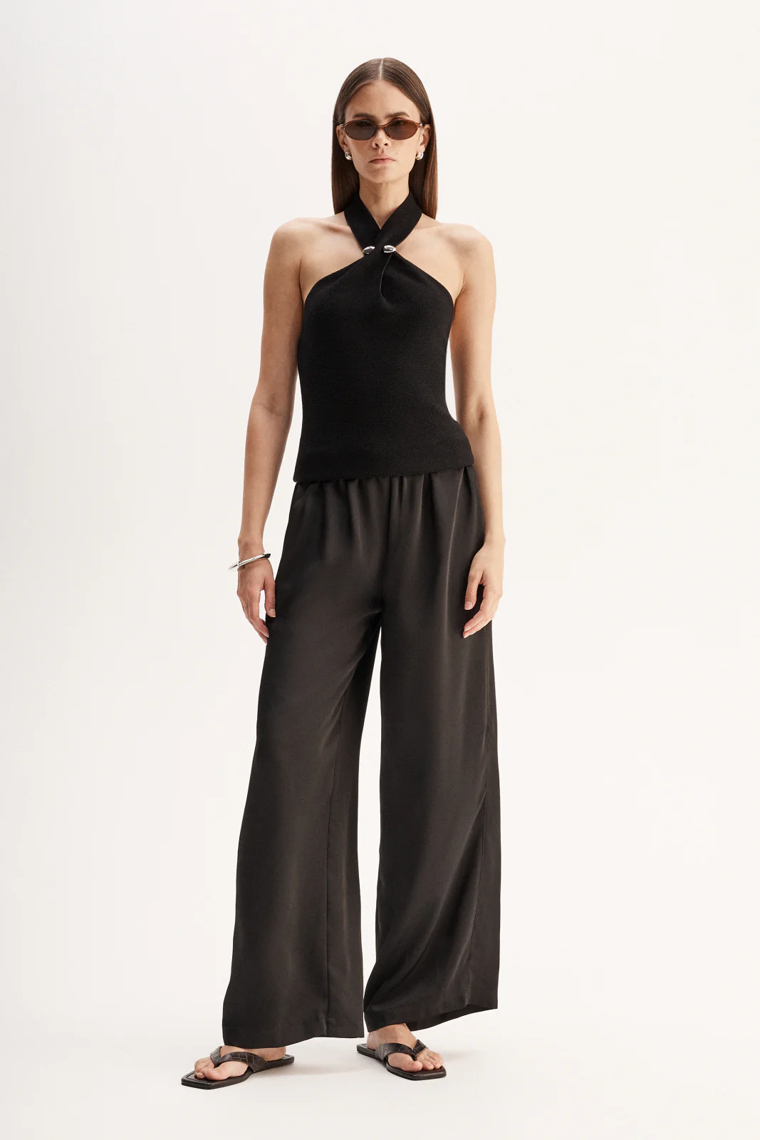 Zinnia Knit Top Black
